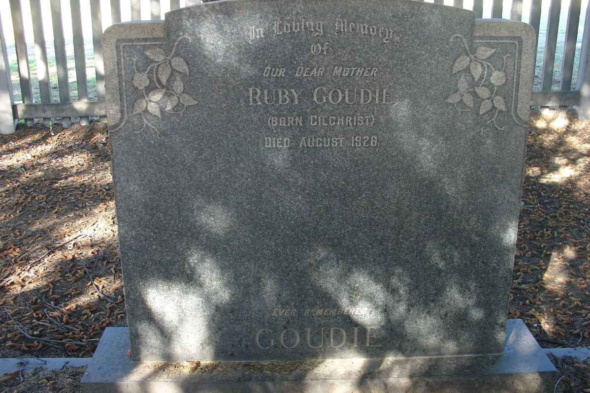 GOUDIE Ruby nee GILCHRIST -1928