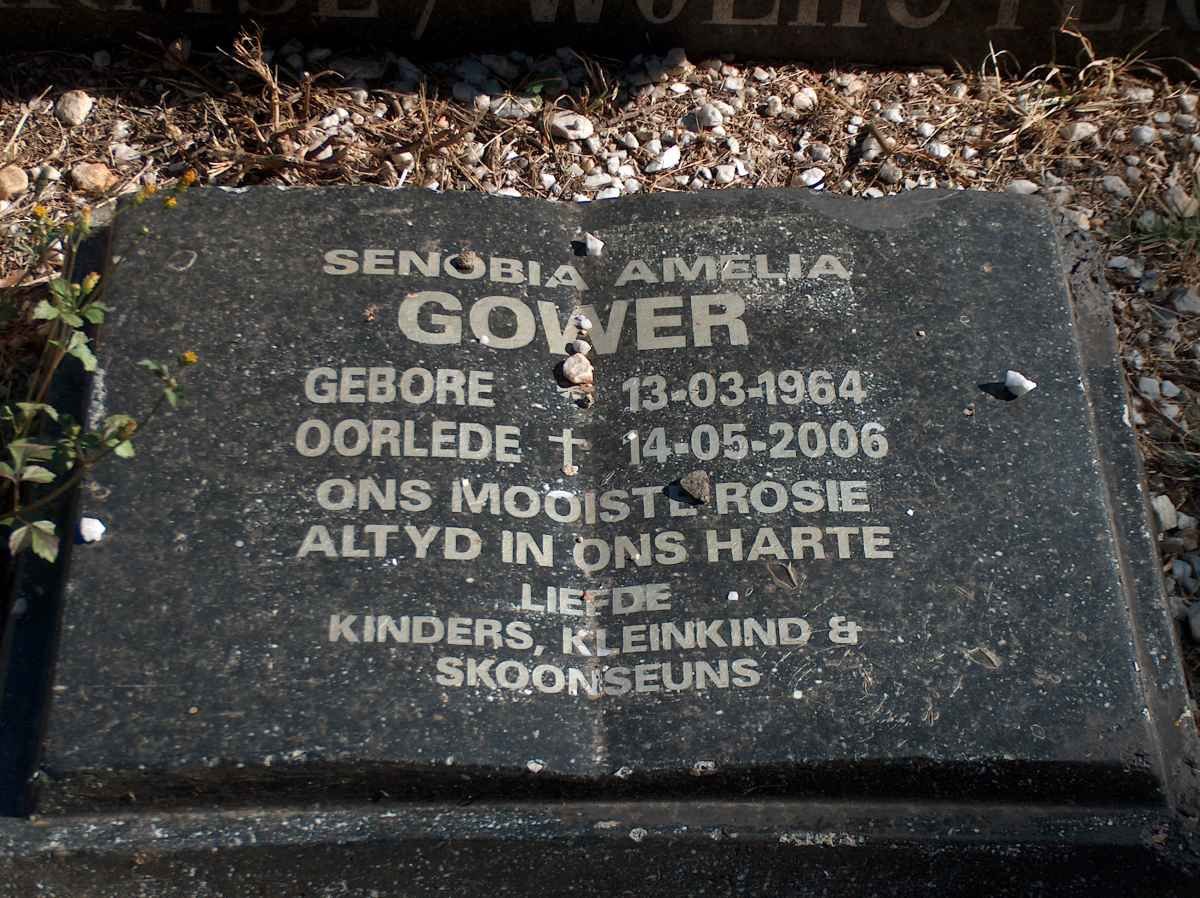 GOWER Senobia Amelia 1964-2006