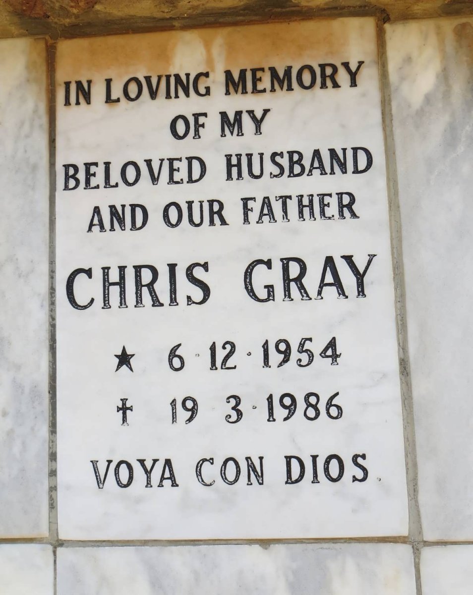 GRAY Chris 1954-1986