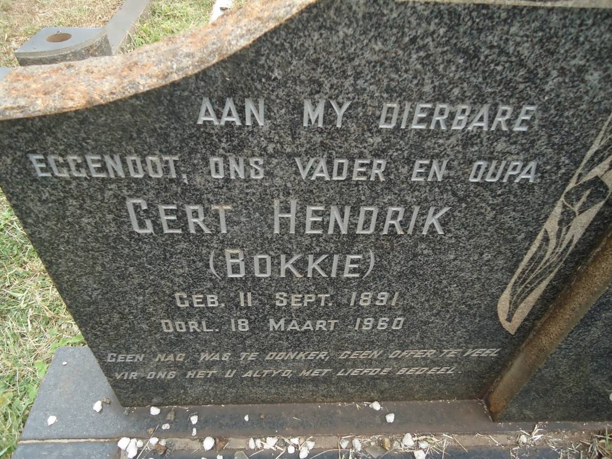 GRAVETT Gert Hendrik 1891-1960