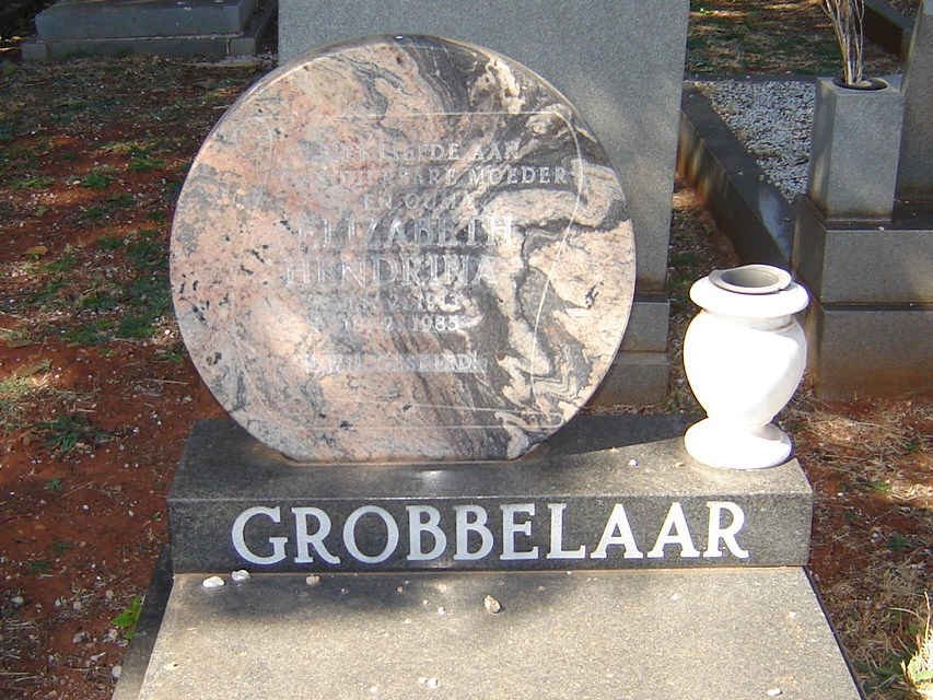 GROBBELAAR Elizabeth Hendrina -1985