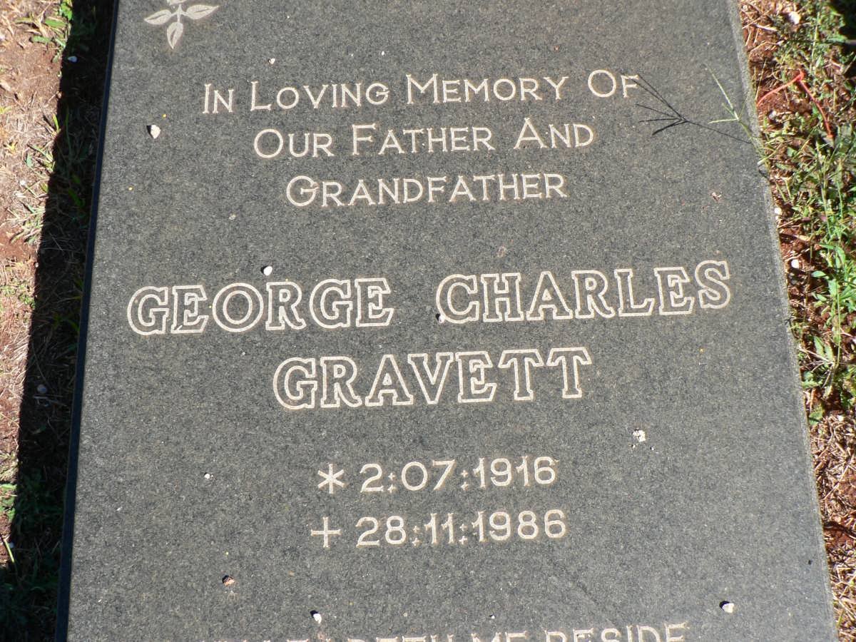 GRAVETT George Charles 1916-1986