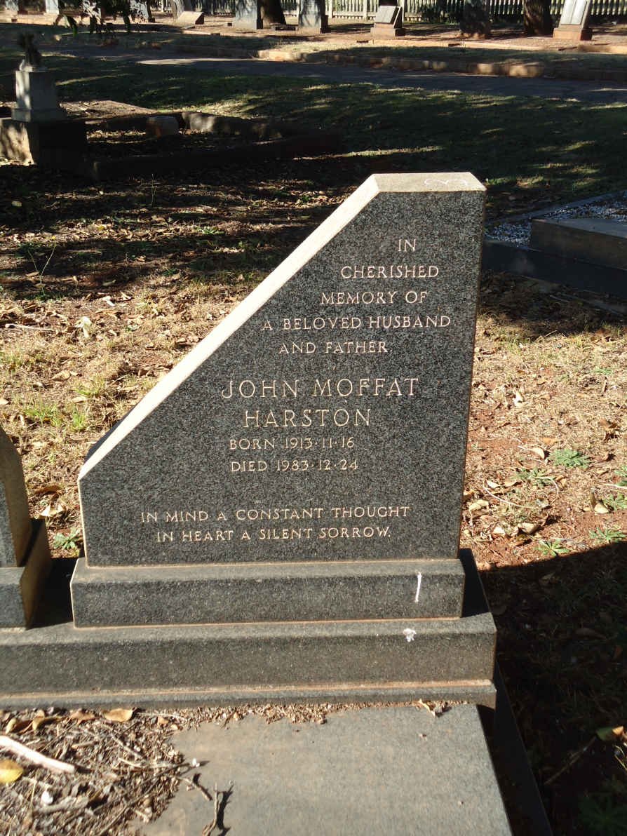 GREEN John Moffat Harston 1913-1983 :: GREEN Barbara Ann 1949-1971