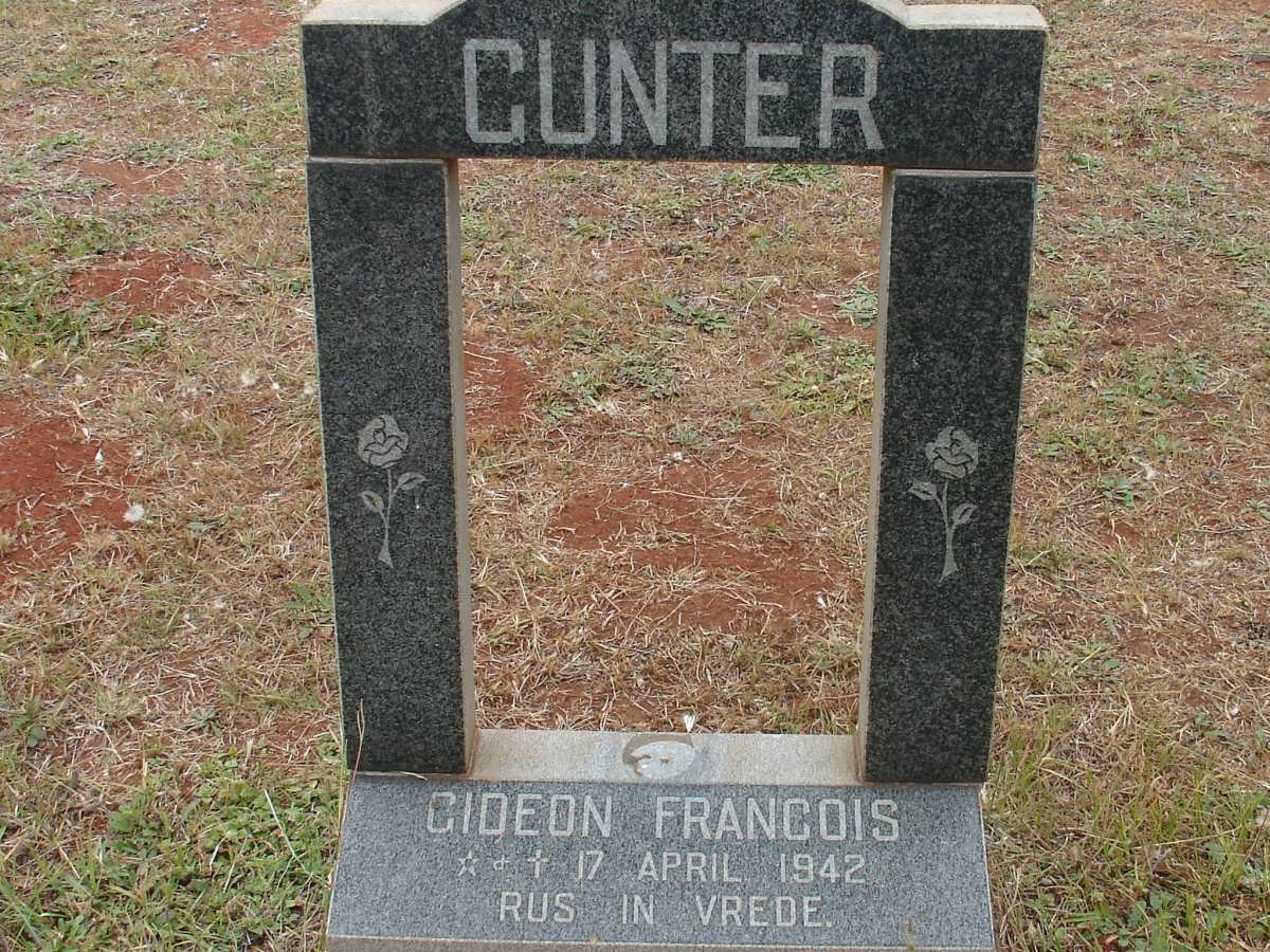 GUNTER Gideon Francois 1942-1942