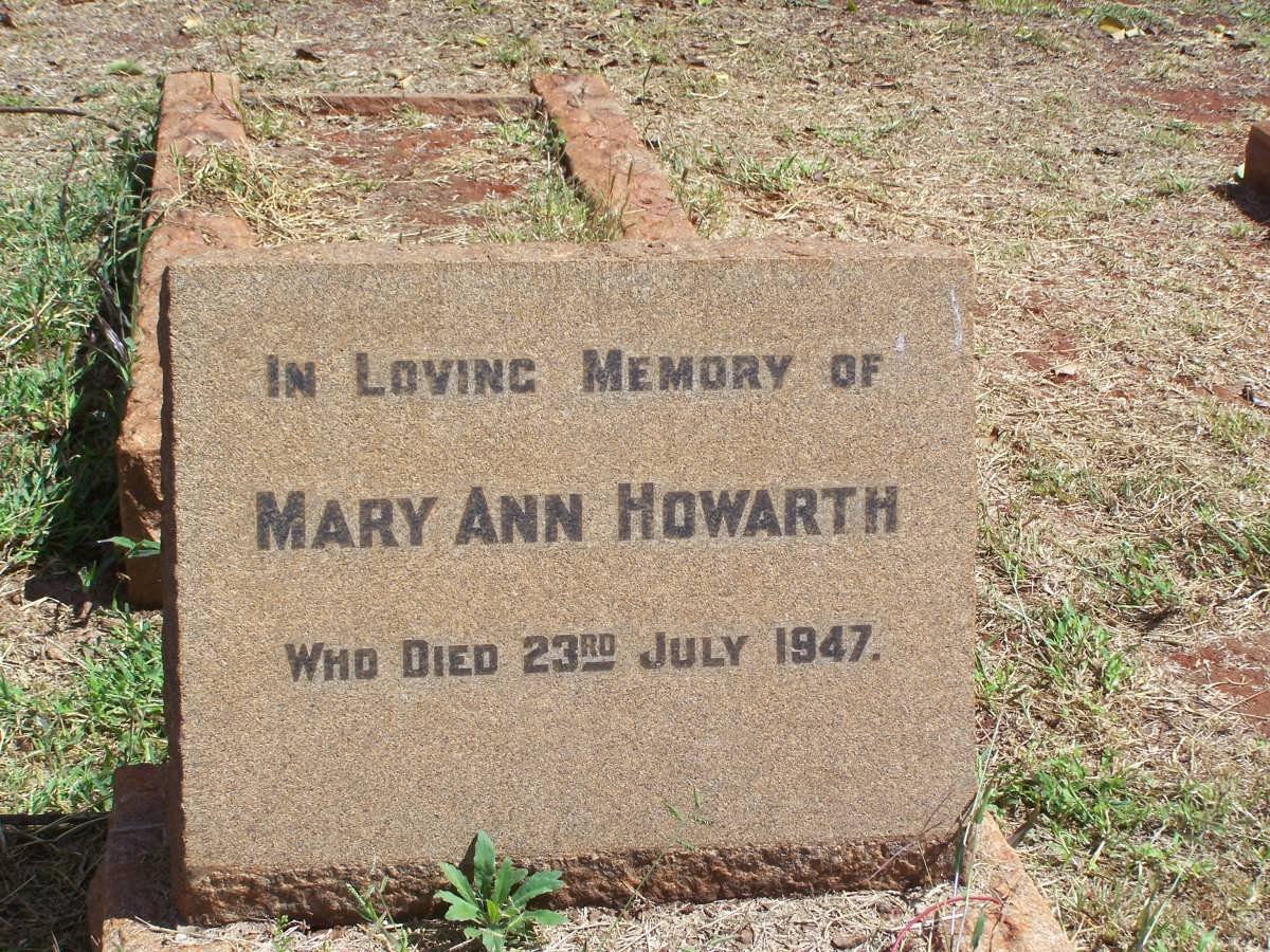 HOWARTH Mary Ann -1947