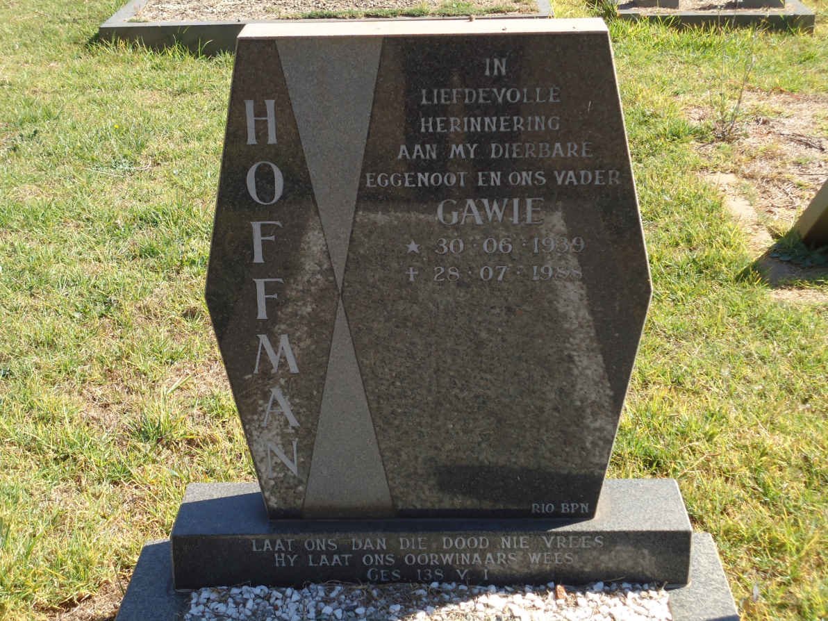 HOFFMAN Gawie 19?9-1988