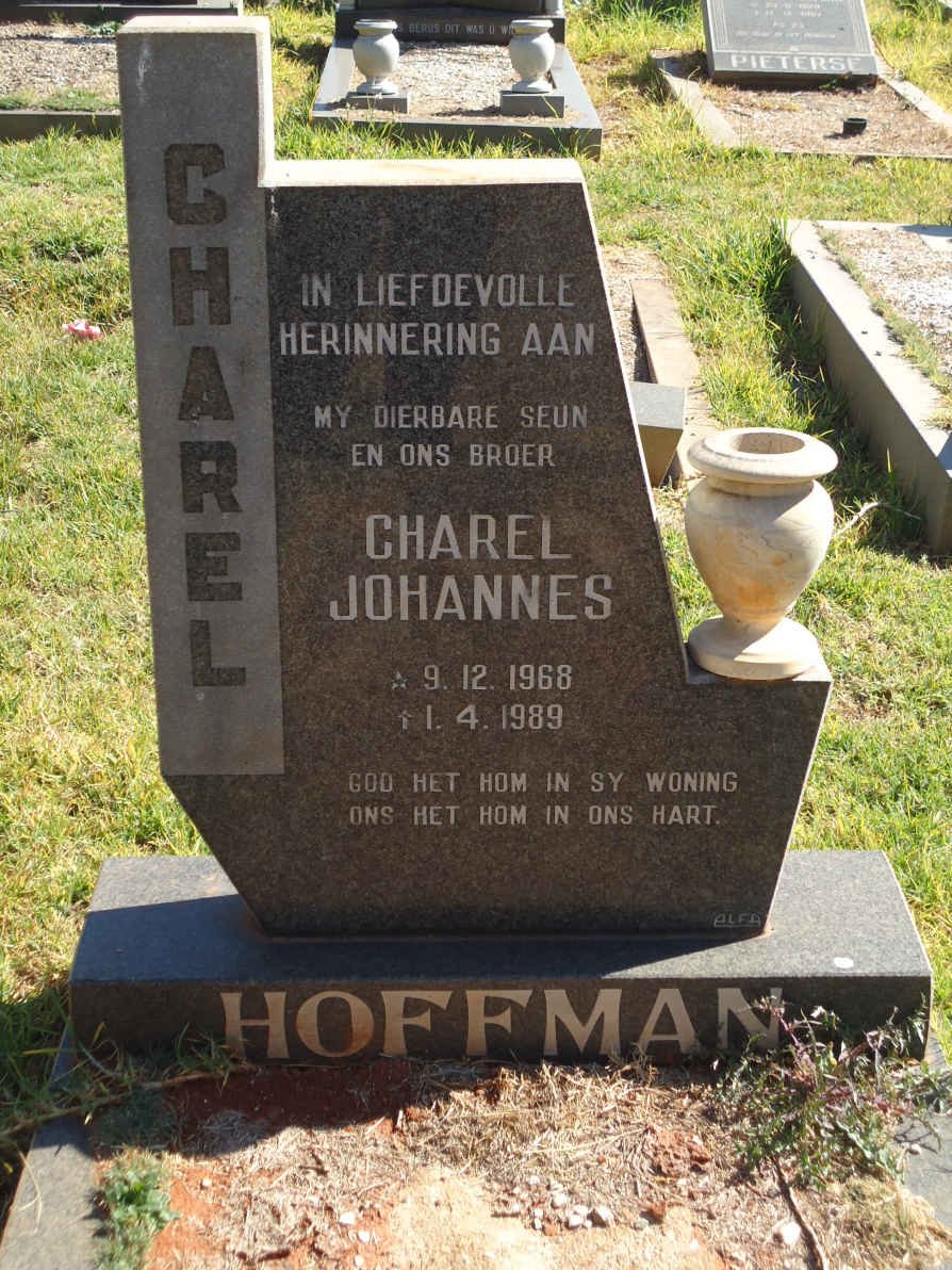 HOFFMAN Charel Johannes 1968-1989