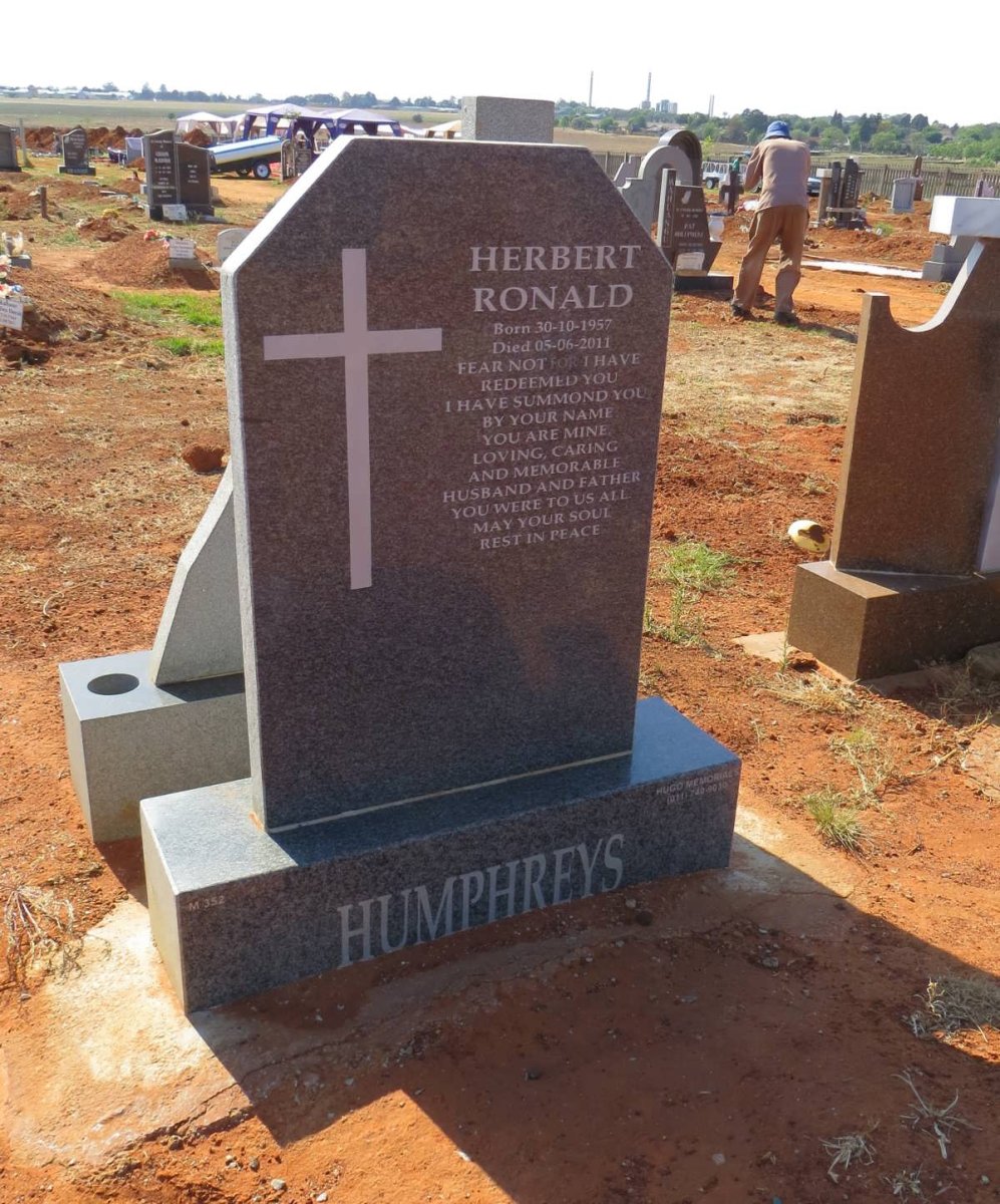 HUMPHREYS Herbert Ronald 1957-2011