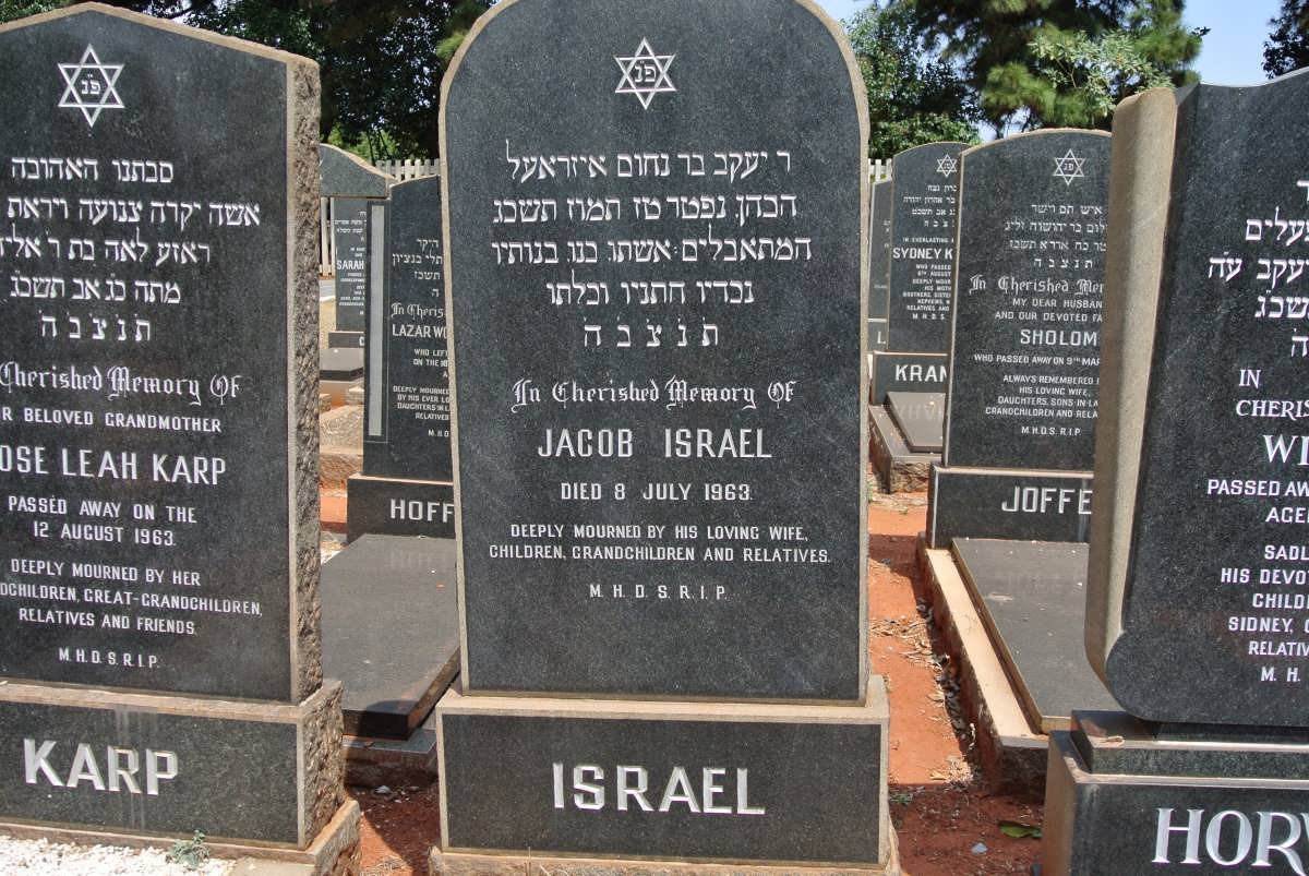 ISRAEL Jacob -1963