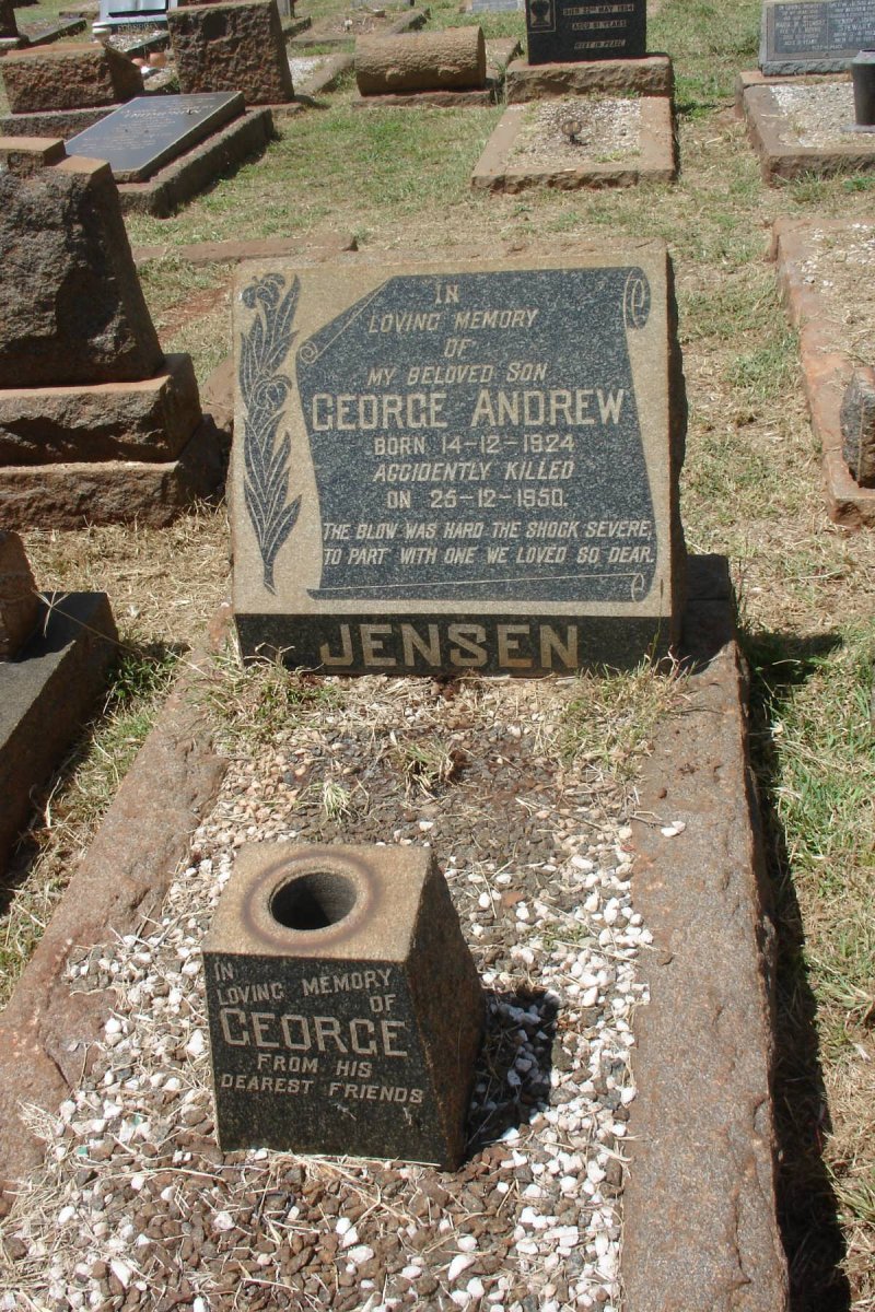 JENSEN George Andrew 1924-1950
