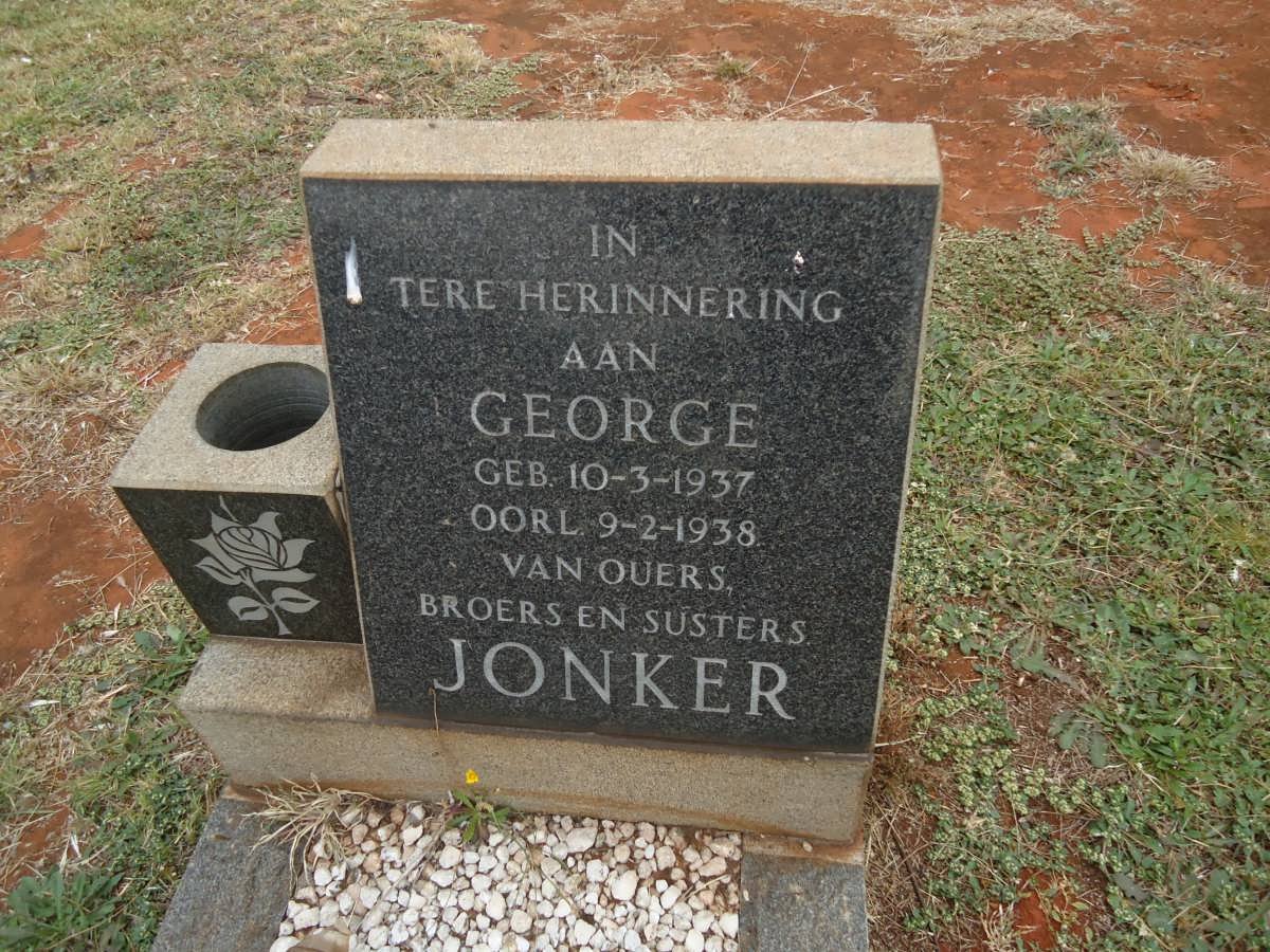 JONKER George 1937-1938