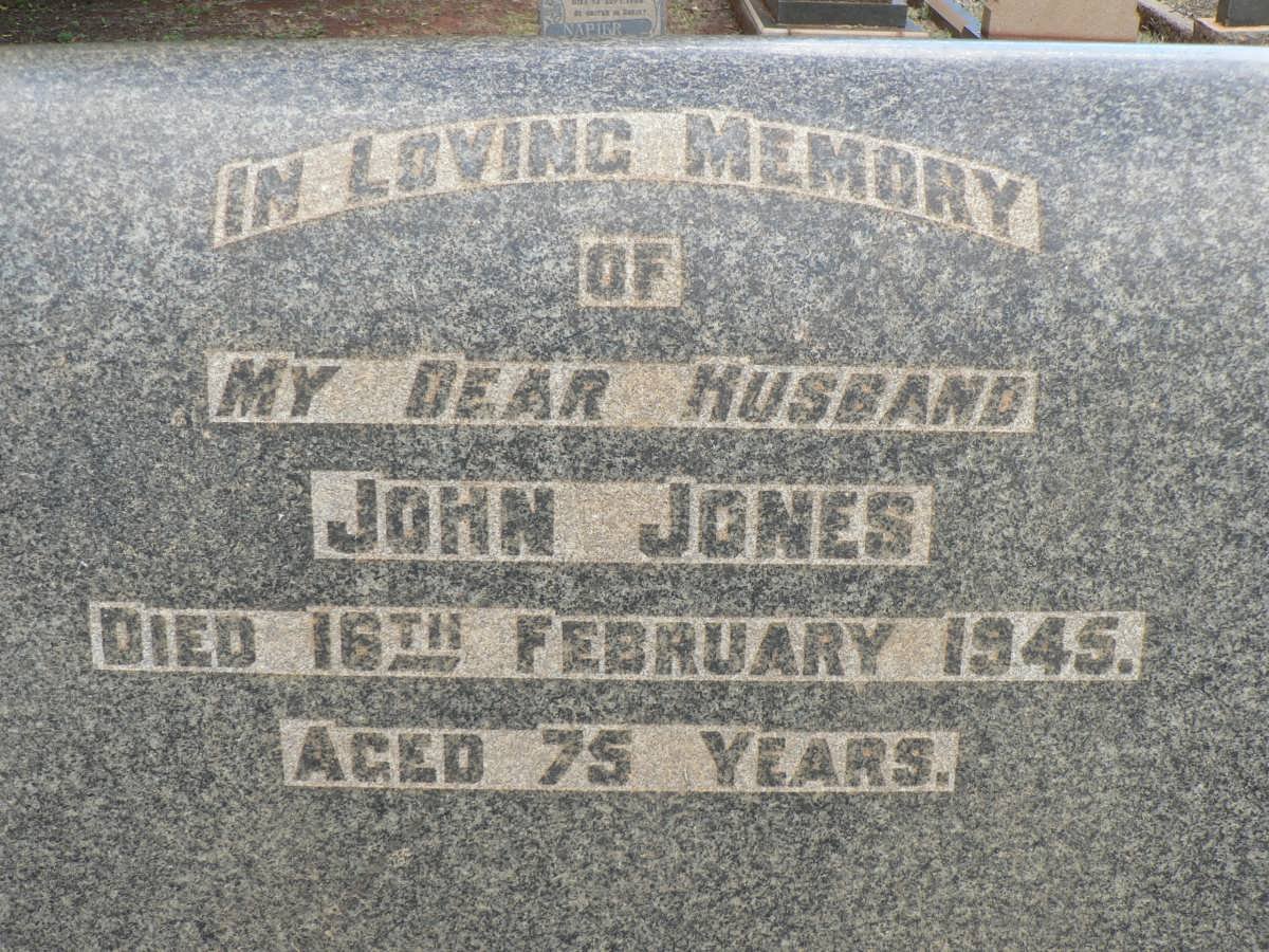 JONES John -1945