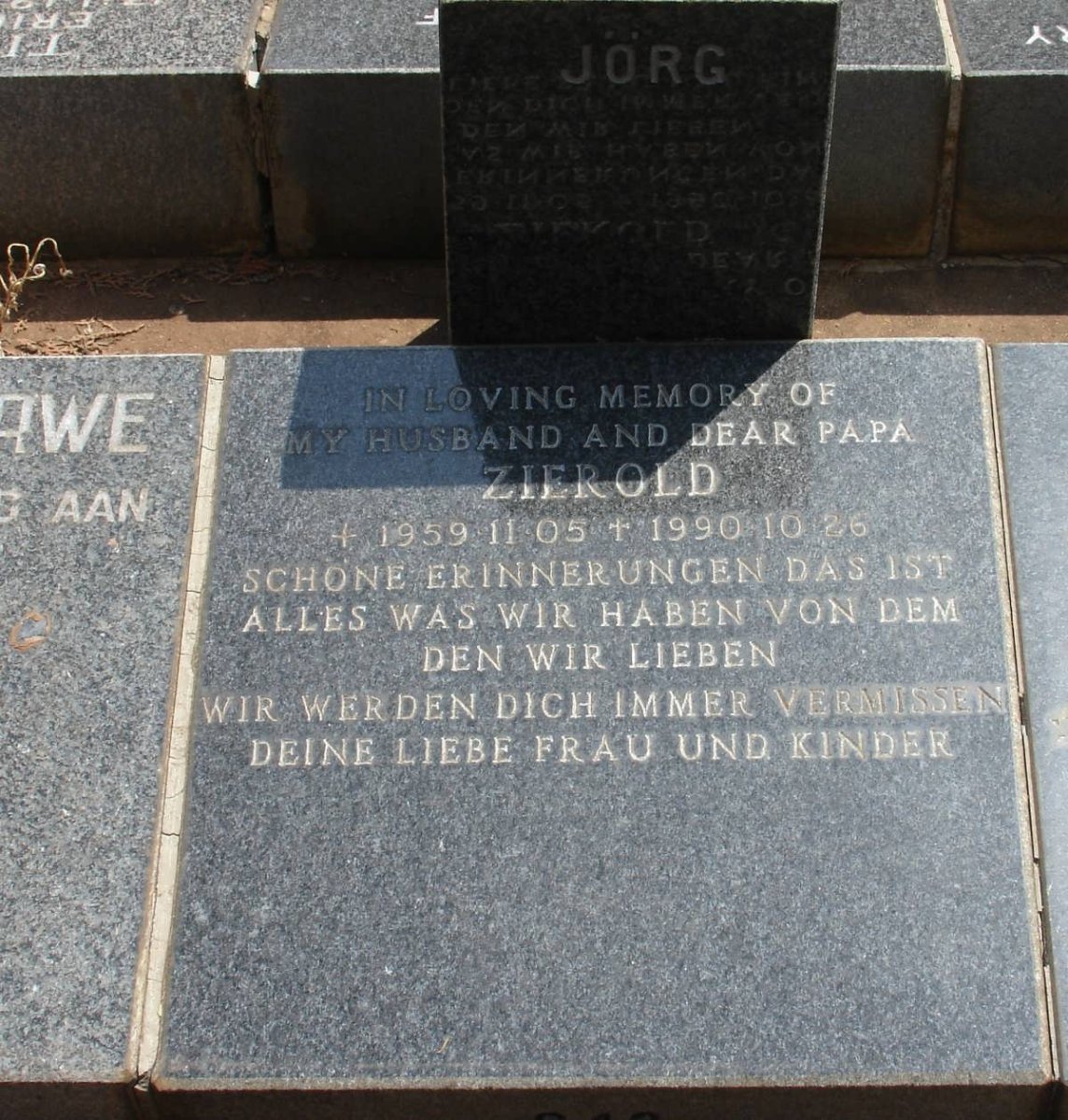 JORG Zierold 1959-1990