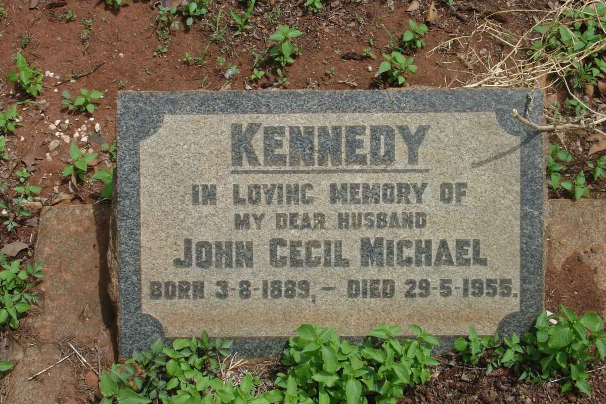 KENNEDY John Cecil Michael 1889-1955