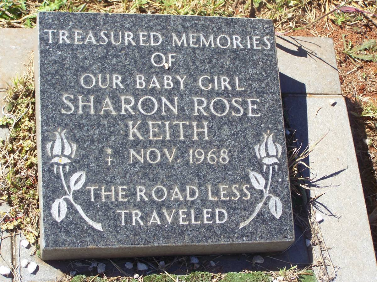 KEITH Sharon Rose 1968-1968