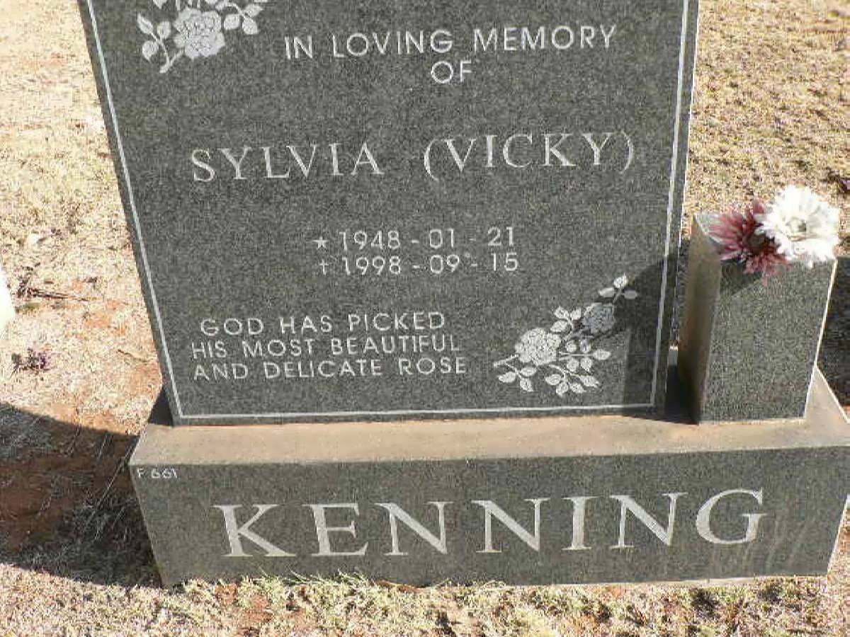 KENNING Sylvia 1948-1998