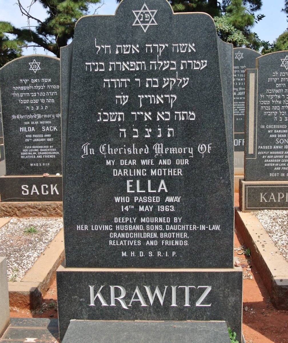 KRAWITZ Ella -1963