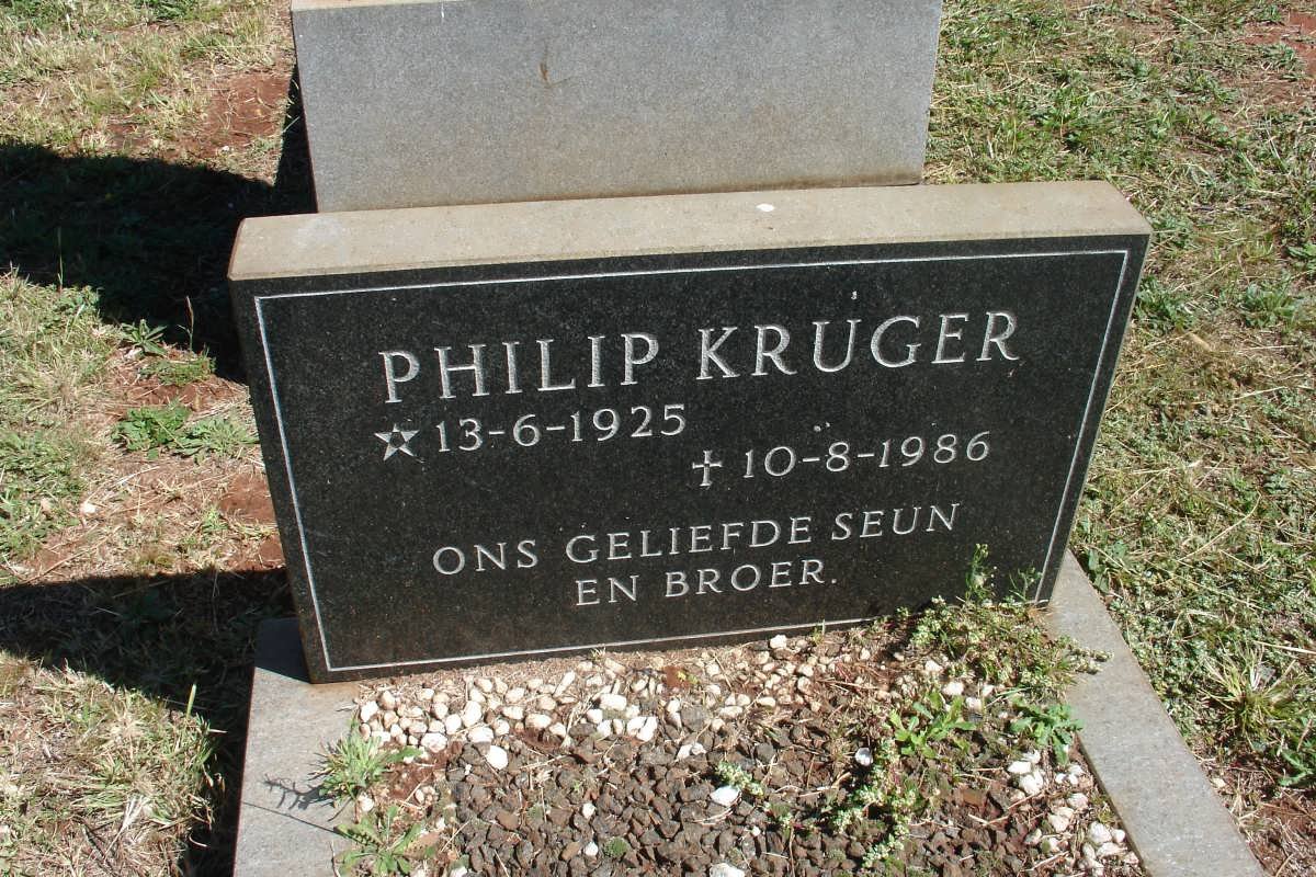 KRUGER Philip 1925-1986
