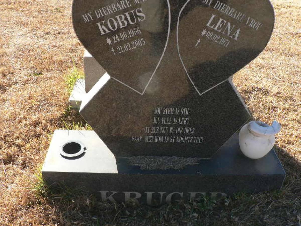 KRUGER Kobus 1956-2005 &amp; Lena 1971-