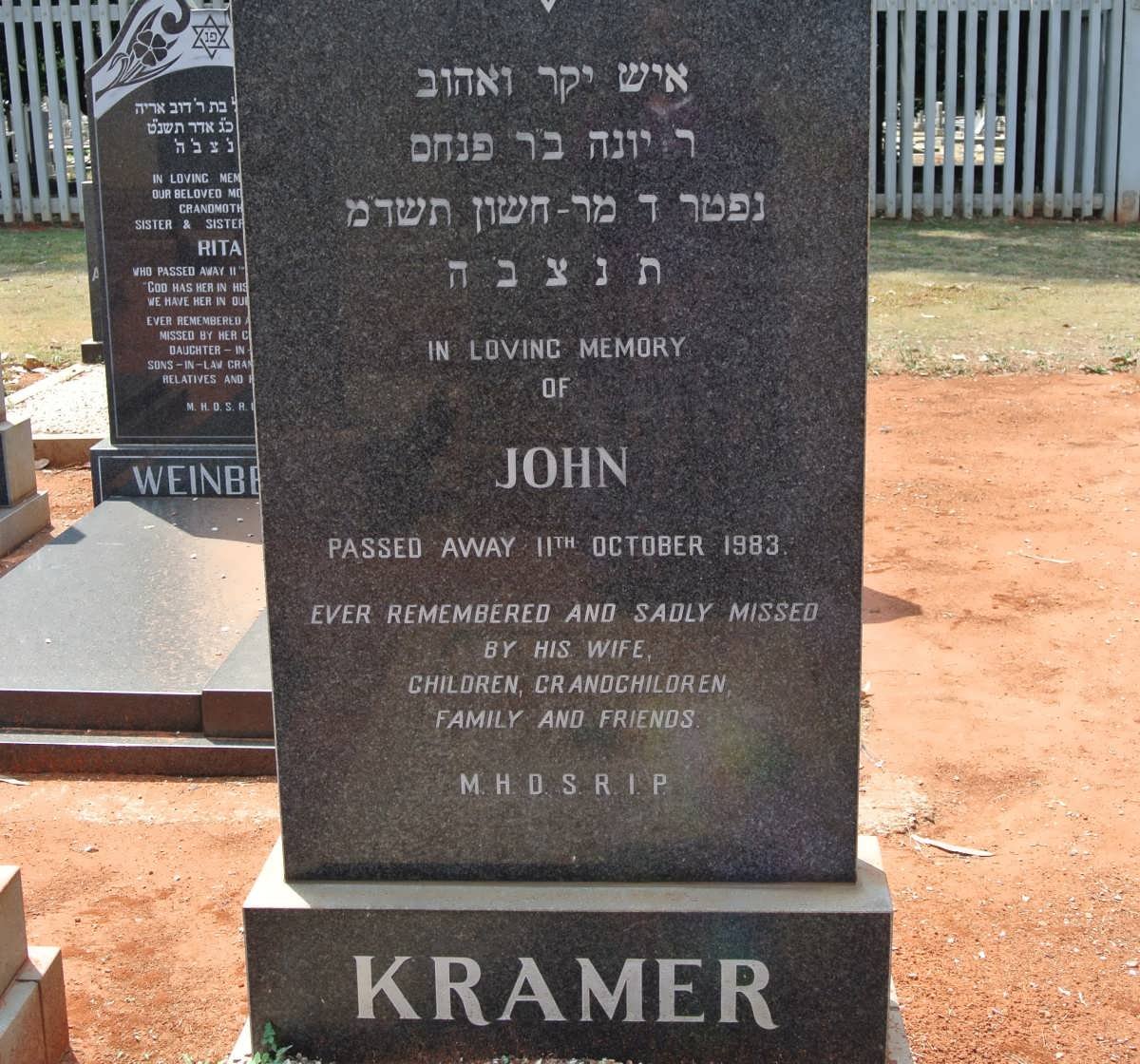 KRAMER John -1983