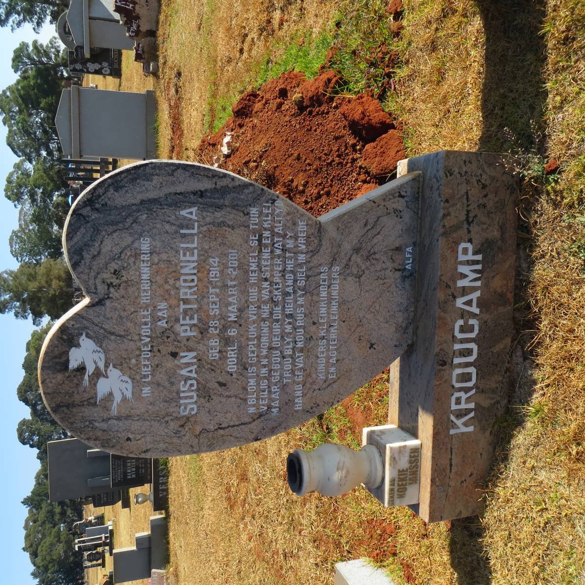 KROUCAMP Susan Petronella 1914-2001