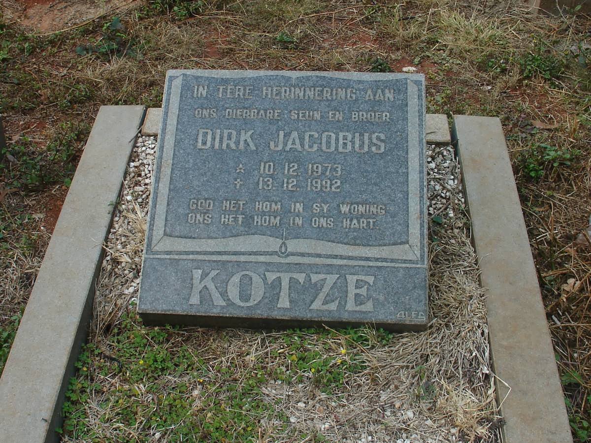 KOTZE Dirk Jacobus 1973-1992