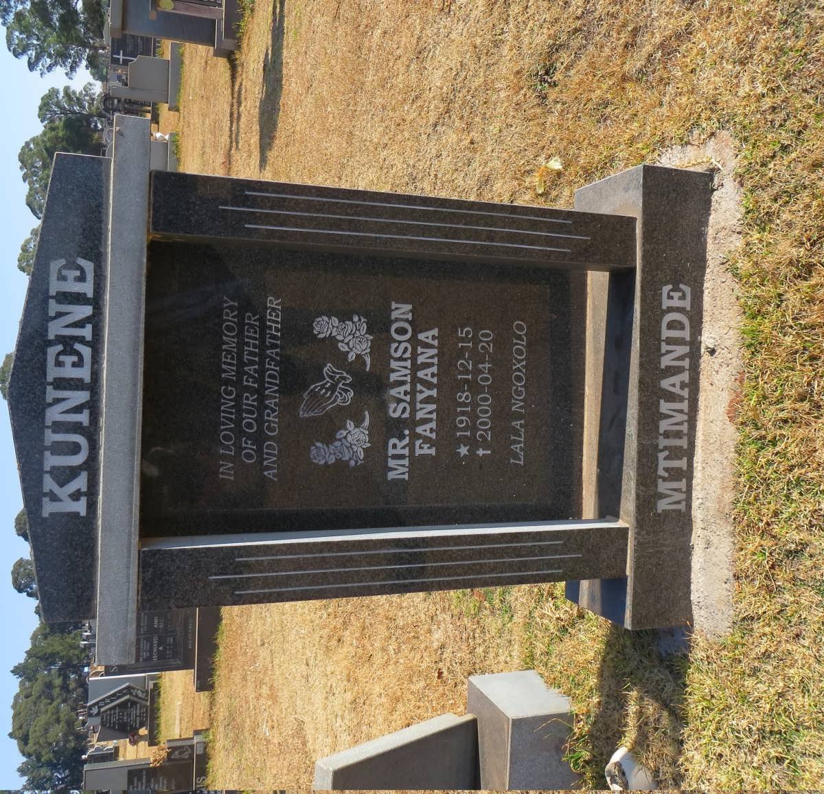 KUNENE Samson Fanyana 1918-2000