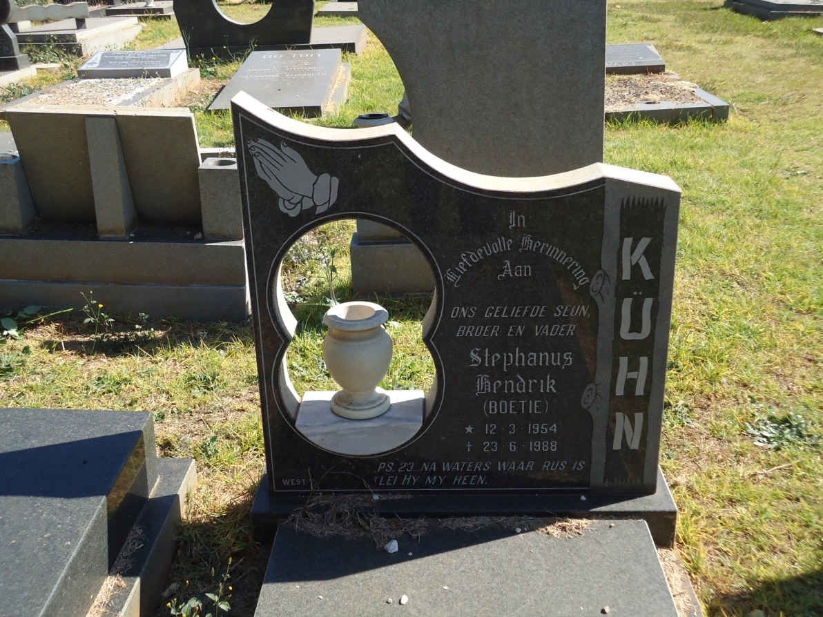 KÜHN Stephanus Hendrik 1954-1988