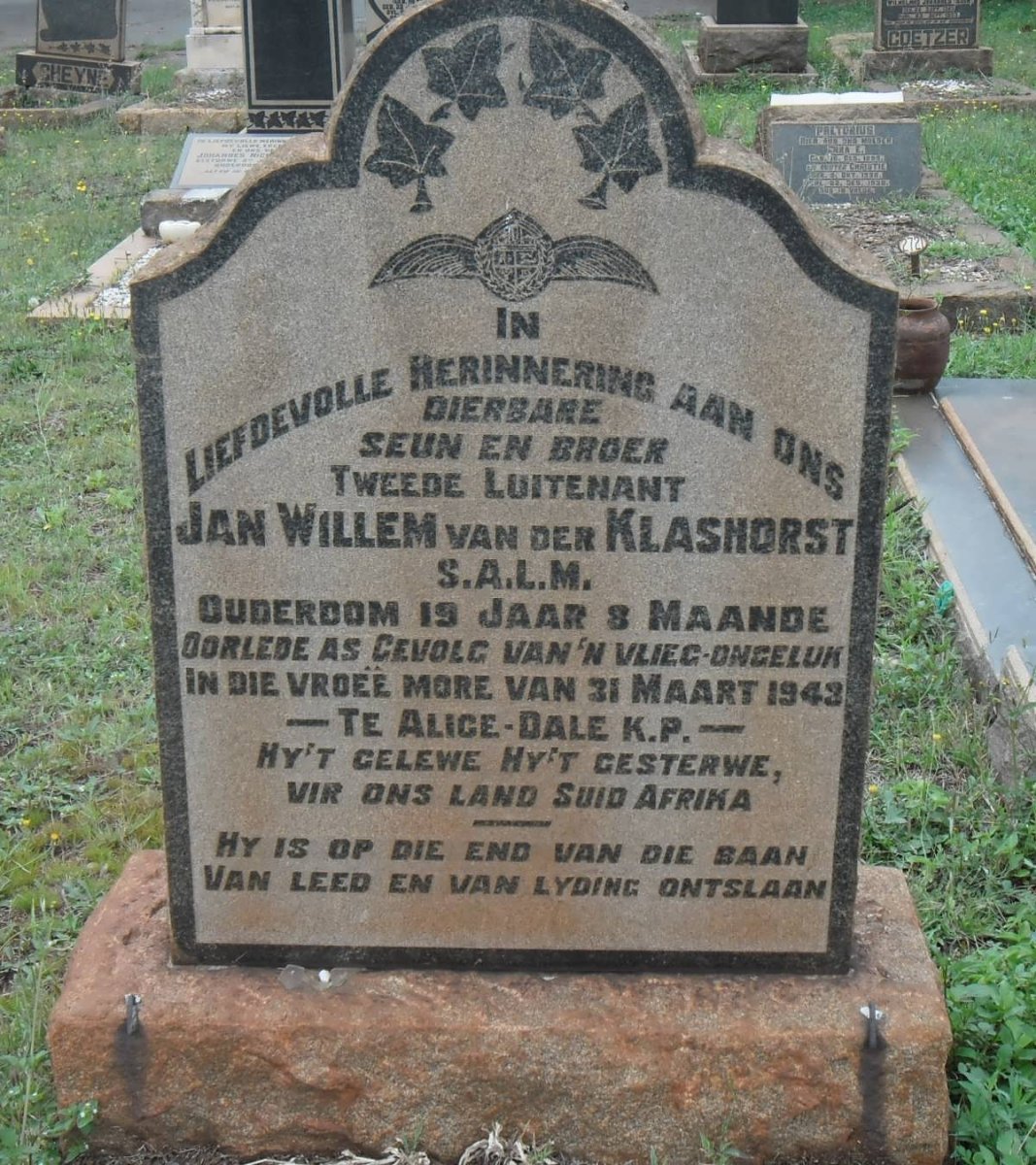 KLASHORST Jan Willem -1943