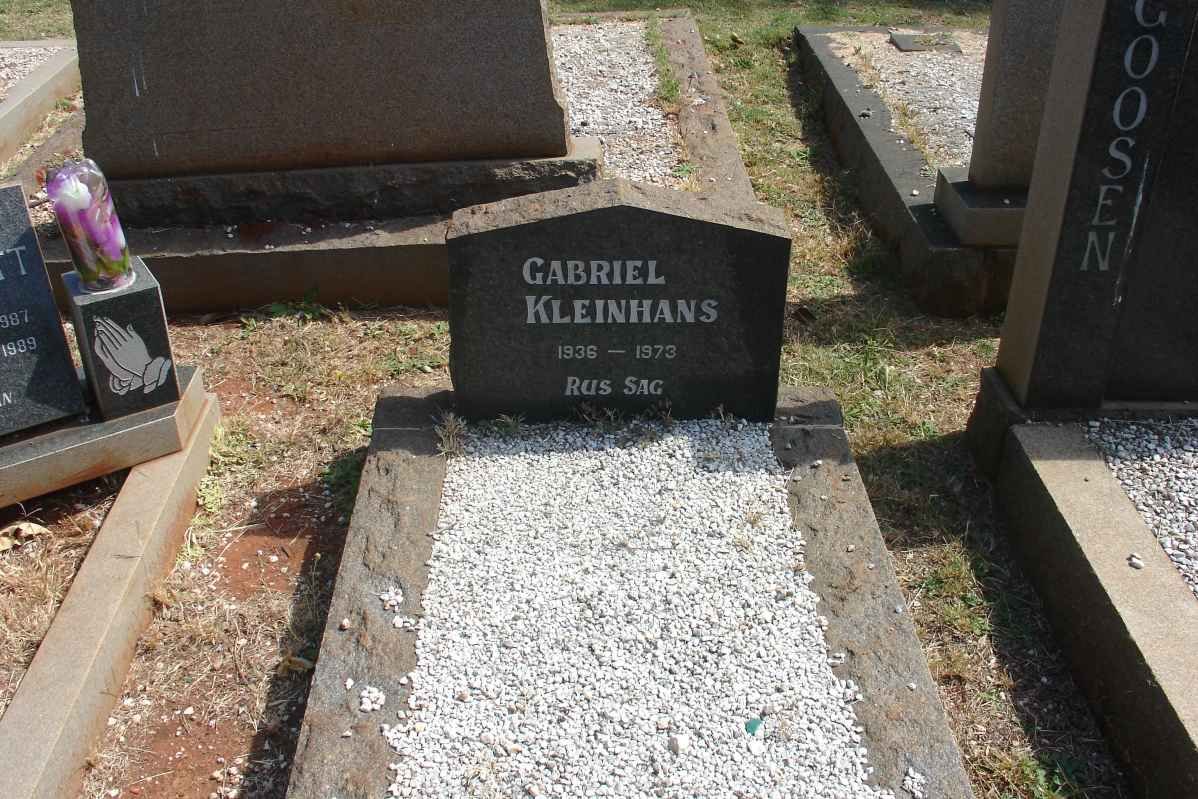 KLEINHANS Gabriel 1936-1973