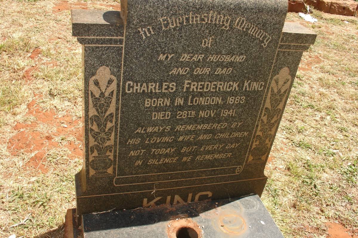 KING Charles Frederick 1883-1941