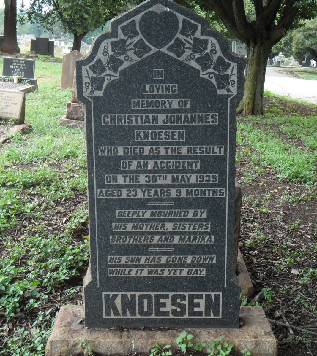 KNOESEN Christian Johannes -1939