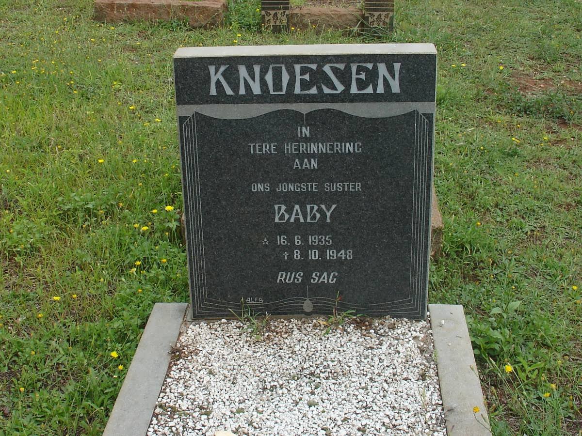 KNOESEN Baby 1935-1948