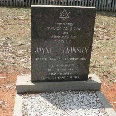 LEVINSKY Jayne -1999