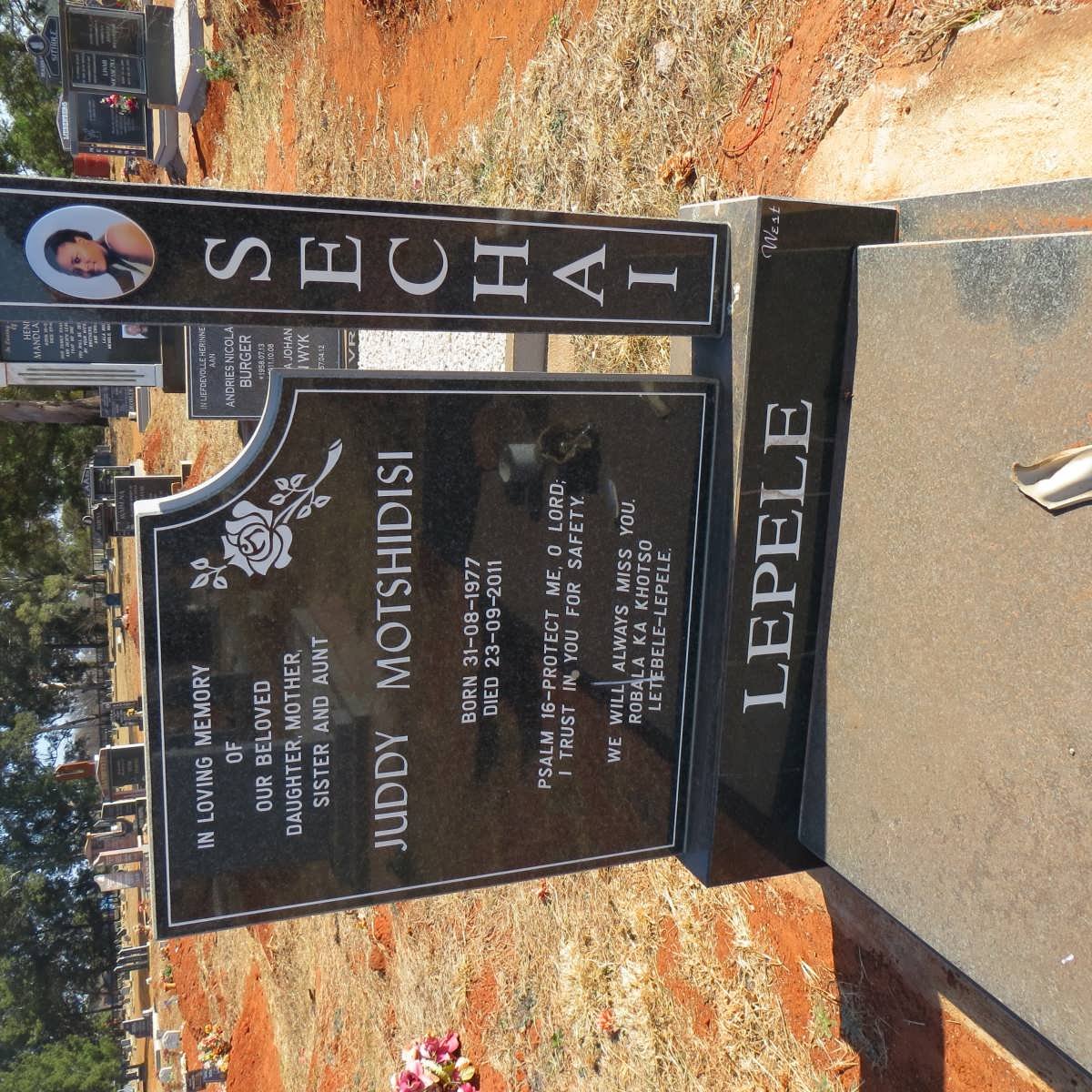 LEPELE Juddy Motshidisi 1977-2011