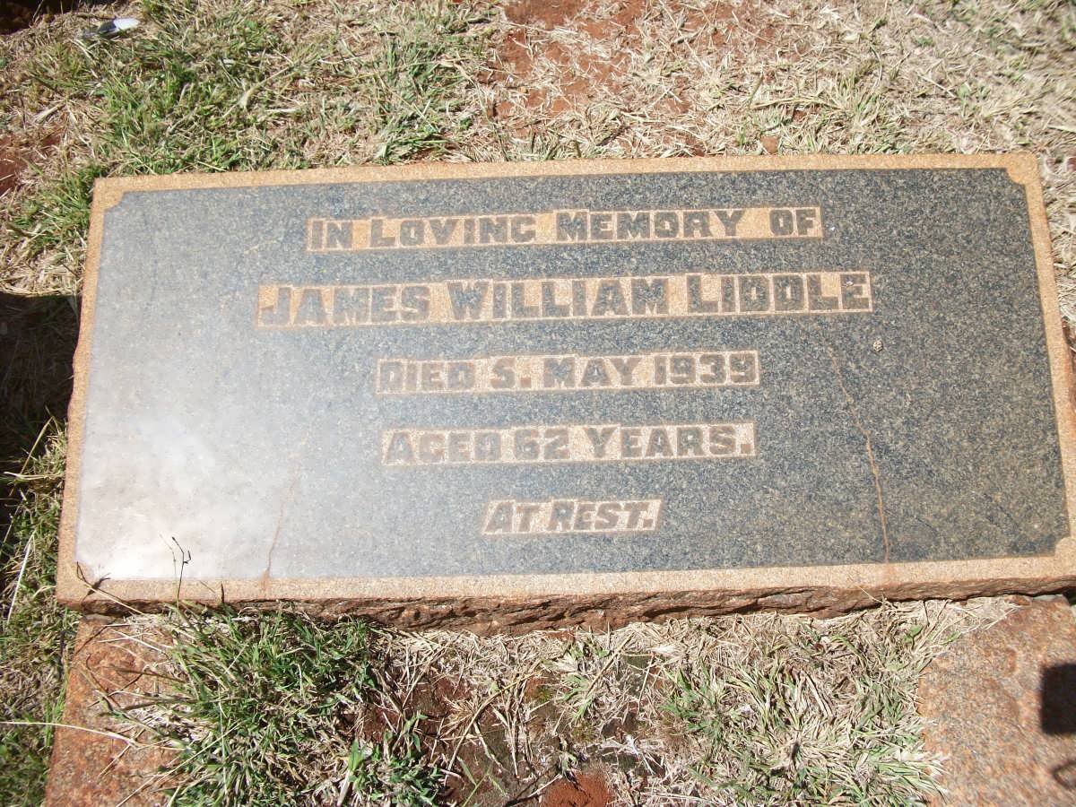 LIDDLE James William -1939