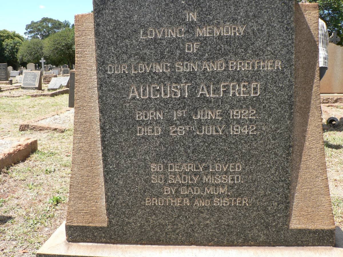 LUNDIN August Alfred 1922-1942