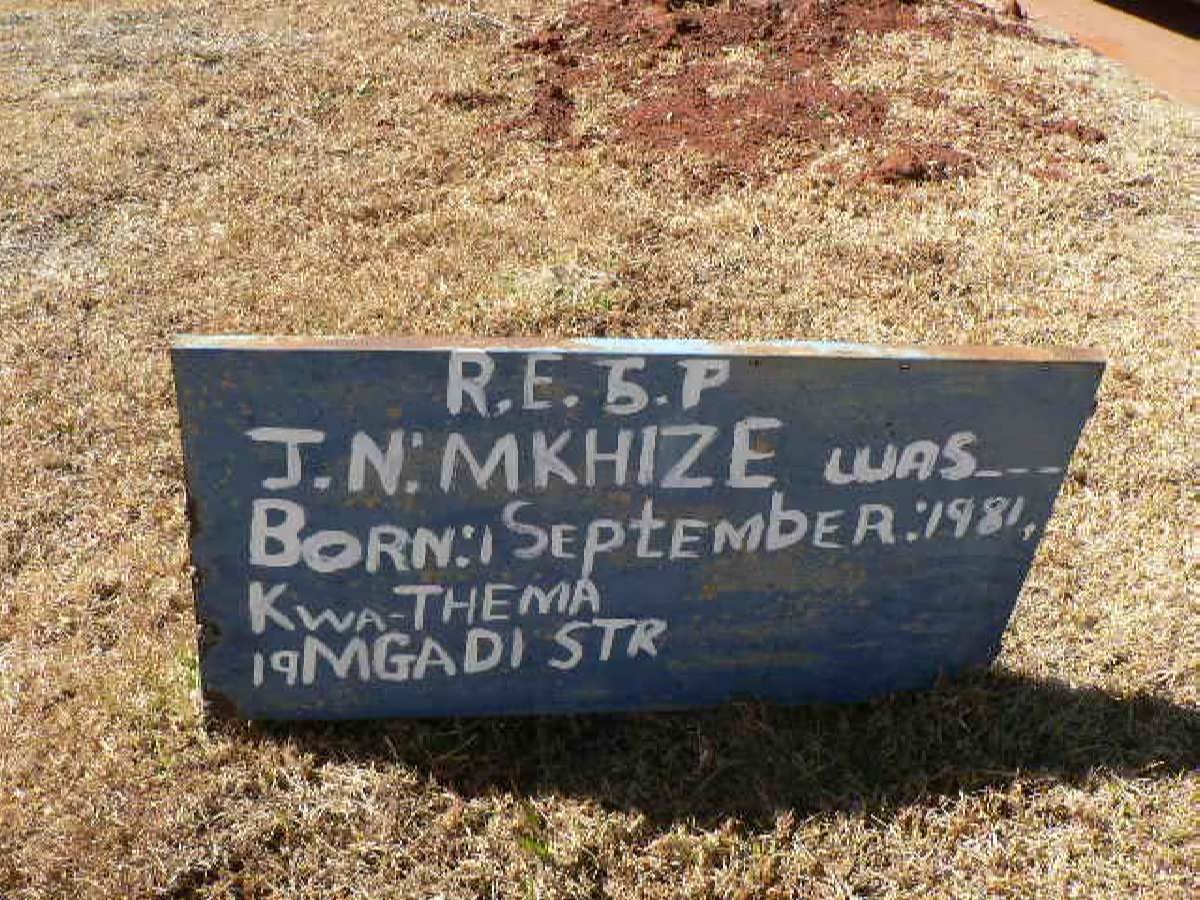 MKHIZE J.N. 1981-