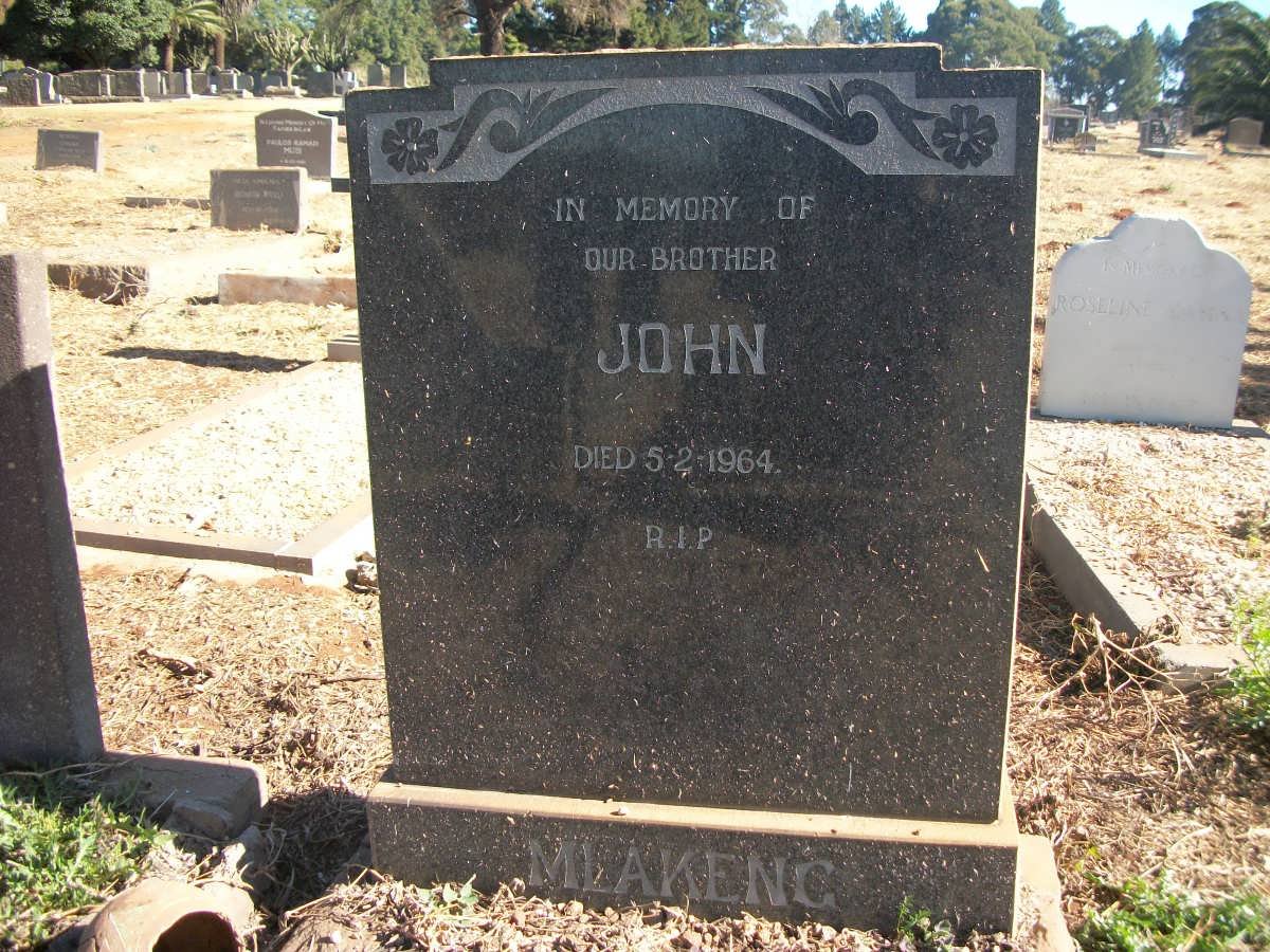 MLAKENG John -1964