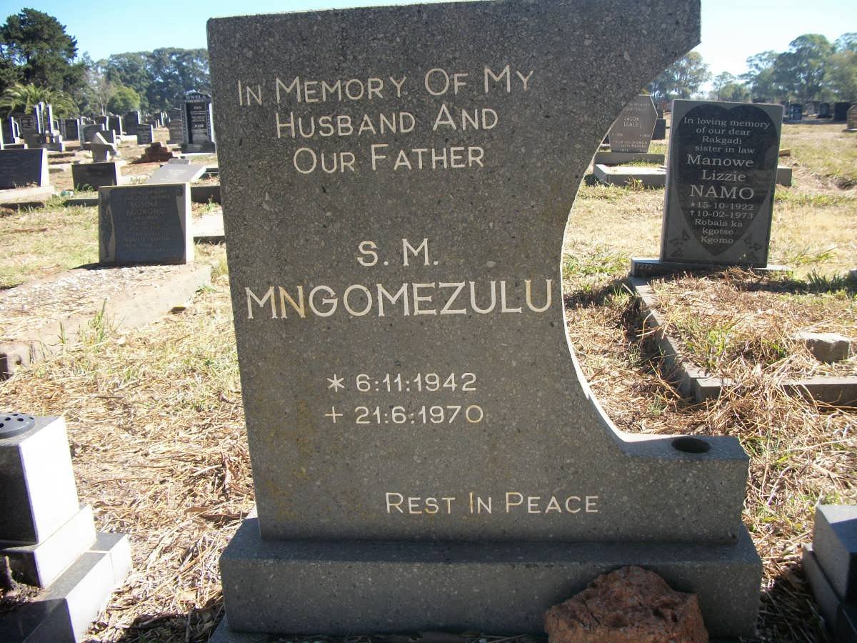 MNGOMEZULU S.M. 1942-1970
