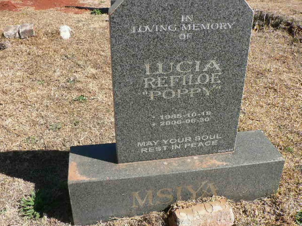 MSIYA Lucia Refiloe 1965-2006
