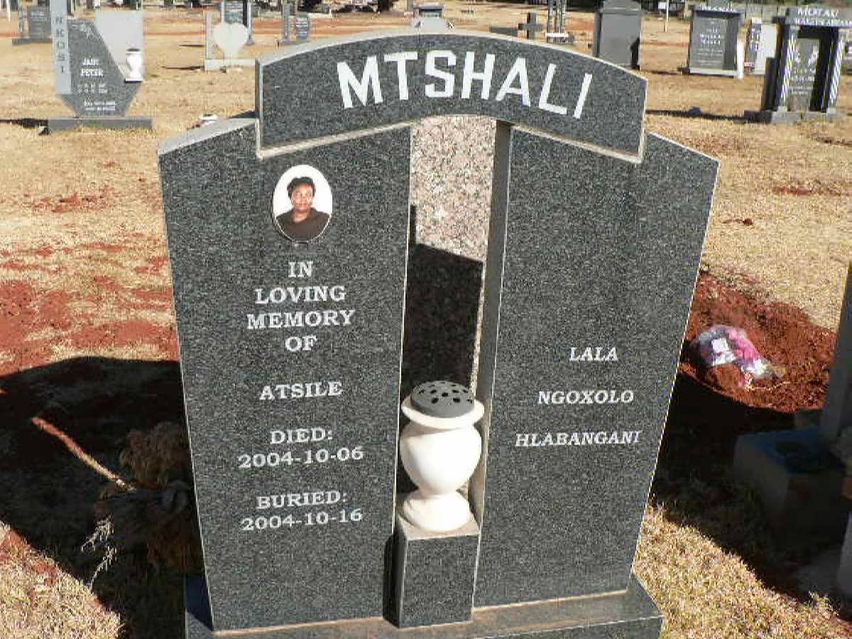 MTSHALI Atsile -2004