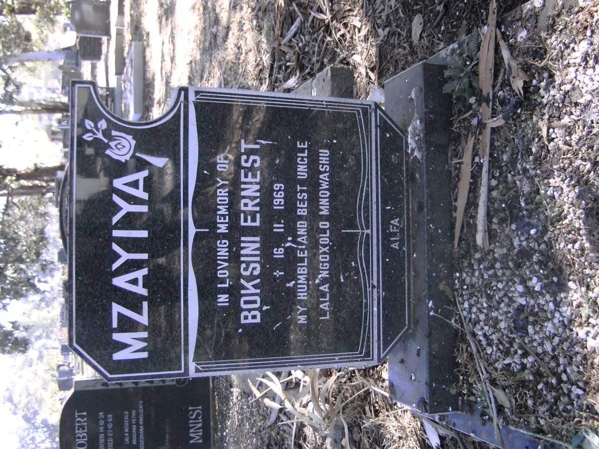 MZAYIYA Boksini Ernest -1969