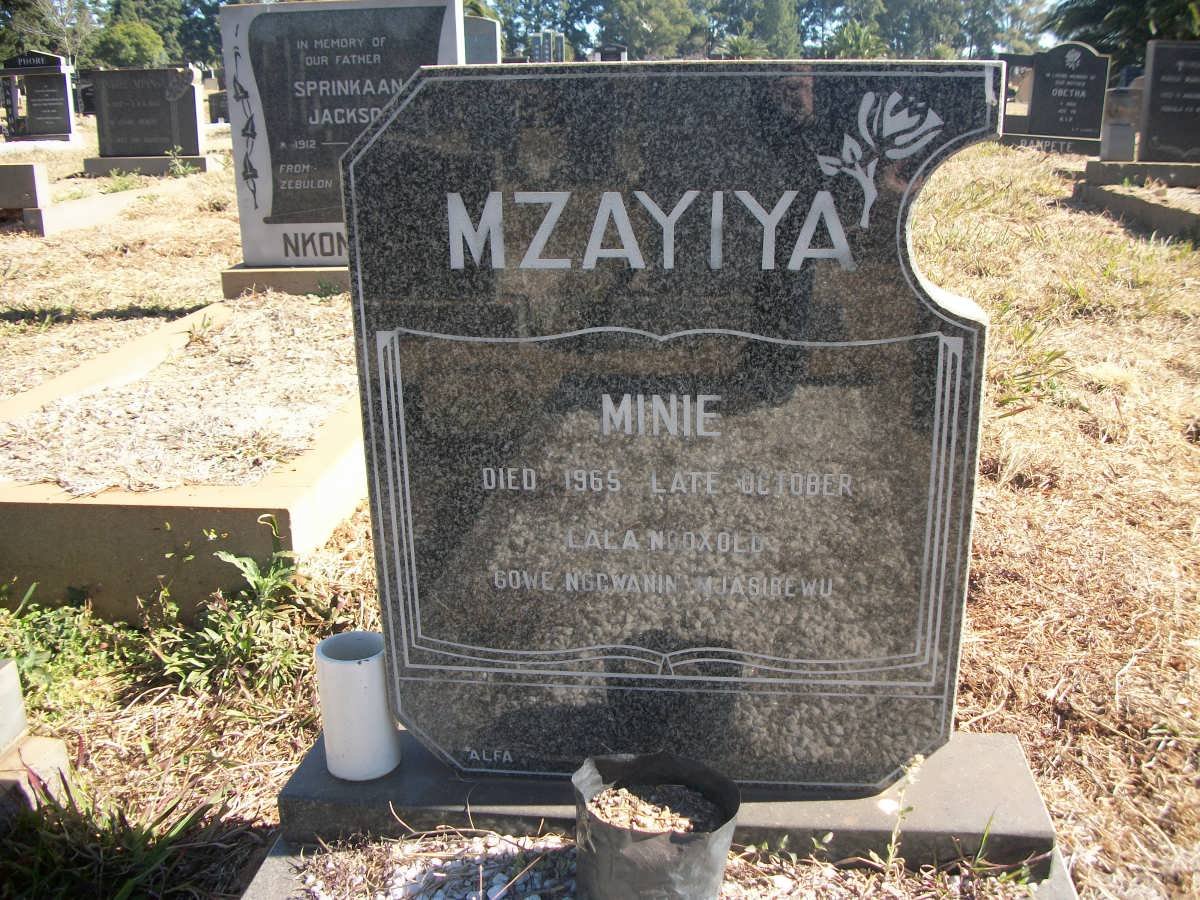 MZAYIYA Minie -1965