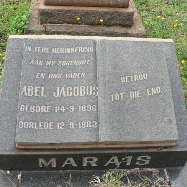 MARAIS Abel Jacobus 1896-1963