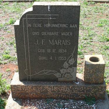 MARAIS J.F. 1894-1959