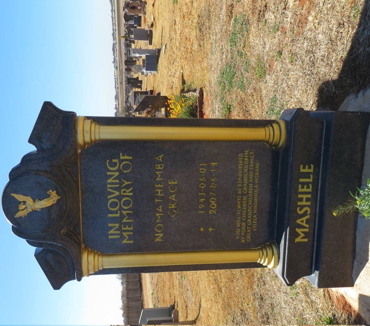 MASHELE Nomathemba Grace 1943-2007