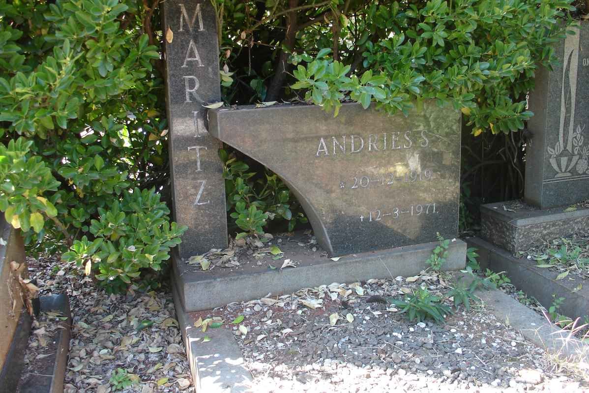 MARITZ Andries S. -1971
