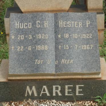 MAREE Hugo C.H. 1920-1968 &amp; Hester P. 1922-1967