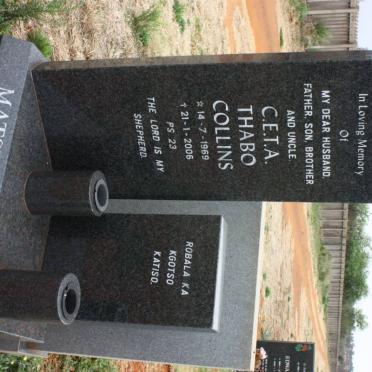 MATSELETSELE C.E.T.A. Thabo Collins 1969-2006